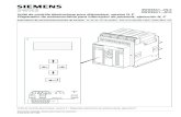 3WN6 - Siemens · Disparador de sobrecorriente para interruptor de potencia, ejecución N, P 3WN6 Instructions de service/Instrucciones de servicio N° de réf.:/ Nº de pedido: 3ZX1812-0WX36-4AR0