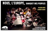 NOUS, L’EUROPE BANQUET DES PEUPLES · 2019. 10. 10. · Nous, l’Europe, banquet des peuples est un projet d’écriture scénique pour onze acteurs et un chœur de foule. Il s’inscrit