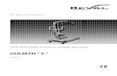 GOLIATH S - REVAL SERVICE APRES-VENTE · 2020. 3. 19. · Le " GOLIATH " a une capacité de charge maximale de 155 kg. Vérifier la charge maximale des sangles avant utilisation.