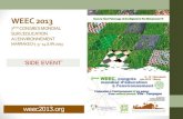 Présentation PowerPoint · weec2013.org weec 2013 7ème congres mondial sur l'education a l'environnement marrakech, 9 - 14 juin 2013 ‘side event’