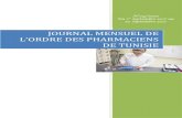 CNOPT Tunisie - JOURNAL MENSUEL DE...2 Journal mensuel de l’ordre N 04/2017 Du 1er Septembre 2017 au 30 Septembre 2017 L’édito Le pharmacien hospitalier est un acteur incontournable