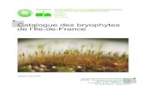 Catalogue des bryophytes version 1.0cbnbp.mnhn.fr/cbnbp/ressources/catalogues/Catalogue... · Version mai 2016 Conservatoire botanique national du Bassin parisien UMS 2699 – Unité