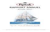 RAPPORT ANNUEL VD 19.04.18 - exercice 2017 - Tipiak · 2018. 4. 19. · Total consolidé 198,1 100 % 197,6 100 % 192,6 100 % +0,2 % . 6/151 En 2017, ... total du Groupe, soit une