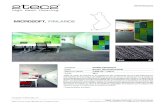 2tec2 - Microsoft Project - Woven vinyl · 2tec2 A 2tec2 ® est une marque déponsée de Le Tissage d Arcade .2tec2.com MICROSOFT, FINLANDE REFERENCES Architecte KOHINA ARCHITECTS