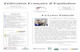 Fédération Française d’Equitationold.ffe.com/references/lettre_federale/lettre_ffe166.pdf · CSI* de Dunkerque CCI*** court de Boekelo (HOL) Championnat de France d’Attelage