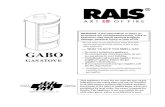 GABO - RAISus.rais.com/client_media/files/Manuals/Gabo Gas 1 master... · 2016. 10. 14. · GABO GAS STOVE. 2 AVERTISSEMENT: Assurez-vous de bien suivre les instructions données