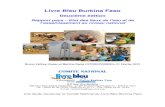 Livre Bleu Burkina Faso - Coalition Eau · 2019. 6. 25. · Livre Bleu Burkina Faso Deuxième édition Rapport pays – Etat des lieux de l’eau et de l’assainissement au niveau