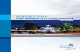 LE BUDGET 2016 · Les projections effectuées pour les prochaines années MAINTIENNENT LA DIMINUTION de la dette nette, tout en conservant le niveau de réalisation des investissements