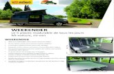 WEEKENDER - ECO campersecocampers.fr/wp-content/uploads/2018/01/Plaquette-Weekender.pdf · WEEKENDER Le 5 places modulable de tous les jours Mi-voiture, mi-van WEEKENDER • Basé