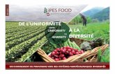 DE L’UNIFORMITÉ À LA DIVERSITÉ€¦ · Emile A. Frison –IPES FOOD Congrès annuel de l’Union des producteurs agricoles , Québec, 30 Novembre 2016 DE L’UNIFORMITÉ