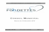 Ville de Fondettes: Accueil - Conseil municipal du 18 décembre 2018 · 2019. 2. 27. · et ZS n°1419, situées au lieu-dit "La Perrée", au profit de la société Bouygues Immobilier