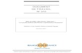 DOCUMENT DE TRAVAIL - Banque de France...entreprises sur des dynamiques durables de création d’emploi et de gain de productivité. La littérature académique fournit déjà un