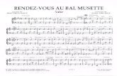 Accueil · 2016. 4. 6. · RENDEZ-VOUS BAL MUSETTE paroles de Marc PROVANCE TOdi valse Valse Rendez musique de André TRICHOT REFRAIN vous au bal mu- s017 ren-dez Do Dom set tê ---
