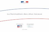 La formation des élus locaux - dalloz-actualite.fr · élus qui le souhaitent puissent, en fin de mandat, s'inscrire dans un processus de réinsertion ou d'évolution professionnelle.