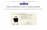 FRAGMENTS DE PARCOURS · A la veille de la libération de Paris,le 25 aout 1944 ce sont encore une trentaine d'orphelins qui sont raflés dans les ... du 5 novembre 1942, programmée