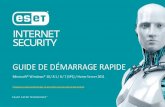 GUIDE DE DÉMARRAGE RAPIDE - Malware Protection & Internet ... · signatures des derniers logiciels malveillants, ainsi que de nouvelles définitions destinées à l'heuristique avancée