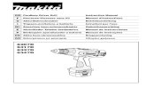 GB Cordless Driver Drill Instruction Manual F Perceuse ...makita-groupe.fr/notices/NOTICE_6317D.pdf · CORDLESS DRILL SAFETY WARNINGS GEB051-2 1. Use auxiliary handle(s), if supplied