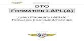 LIVRET FORMATION LAPL(A) TITRE REV V A DTO FORMATION … · livret formation lapl(a) – lpv 1 rev 0 – version 1 – 17 avril 2018 liste des revisions revision version date pages