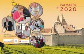 PALMARÈS 2020€¦ · Pour la proclamation des résultats, le château d’Aigle, dans le Chablais vau-dois, a accueilli le jeudi 20 août la cérémonie officielle de remise des
