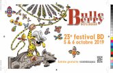 23e festival BD 5 & 6 octobre 2019 - BulleBerry · « Paris Tonkar » (magazine consacré au Street Art), Tarek livrera « son » mur de Bourges. 4 5 Cinéma / discussion à la MCB
