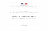 Rapport de certification 2000/09 - Common Criteria · Centre de Certification de la Sécurité des Technologies de l’Information 51, boulevard de Latour-Maubourg 75700 PARIS 07