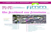 06 • 09 ÈME ÉDITION CHAMBÉRY 2018 Un festival au fémininstatic.apidae-tourisme.com/filestore/.../4965170.pdf · LES FORCES VIVES DES MONTAGNES EN ACTION À CHAMBÉRY 06 •