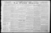 PetitHavre - Archives municipales du Havre · Lespropliètessesonttrompés—Ertwe humanumest.lisnousontrappeléparla qu'ilssontdesnótres,desbravesgens commevousetmoi,depauvreshumains