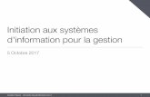 Initiation aux systèmes d'information pour la · PDF file Aurélien Tabard - Université Claude Bernard Lyon 1 Exposés ‣ERP (SAP, Microsoft Dynamics, Oracle ERP) ‣CRM (Salesforce,