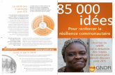 85000 - GNDR | Home€¦ · recommandations clés pour y parvenir. 85 000 foyers à faible revenu ont aidé le GNDR à comprendre comment ils gèrent les aléas de tout genre, dans