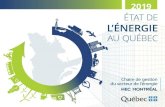 ÉTAT DE L’ÉNERGIE · 2018. 12. 15. · Martin Tremblay (ministère des Transports, de la Mobilité durable et de l’Électrification des transports du Québec). Note aux lecteurs