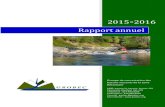2015 2016 Rapport annuel - grobec.org2015-2016 Groupe de concertation des bassins versants de la zone Bécancour 1800, avenue St-Laurent, bureau 101 Plessisville (Québec) G6L 2P8
