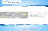 Rapport annuel - Haguenau1 Rapport annuel sur la qualité et le prix de l’eau et de l’assainissement Année 2015 9 Chemin du Gaz 67500 HAGUENAU