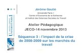 Atelier Pédagogique JECO-14 novembre 2013 Séquence 3 : l’impact de la crise de …ses.ens-lyon.fr/ses/fichiers/gautie-jeco-nov-2013... · 2015. 12. 17. · 1. Des modalités d’ajustement
