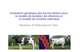 Evaluation génétique des bovins laitiers sous le modèle de ...boujenane.com/phocadownload/anpa_2012.pdf · Caractère Moyenne CV (%) Moyennes arithmétiques de la PLR et PLJ des