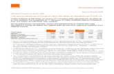 Très bonne résistance d’Orange en dépit des effets de l’épidémie … · 2020. 9. 26. · Bonne performance commerciale, reports d’investissements et maitrise des coûts