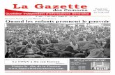 La Gazettelagazettedescomores.com/assets/pdfs/QuarkXPress 3048.pdfSyndicat des enseignants de l'Université devant la presse Cérémonie hommage à la mémoire de l'ancien SG de la