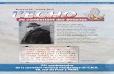 Numéro 66 - Juillet 2018anacvgd.com/data/documents/Echo_66.pdf · un hommage et un chant d’espoir :- « Le Chant des Partisans »en hommage à nos compatriotes qui se sont levés