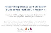 Retour d’expérience sur l’utilisation d’une sonde FISH MYC ......Muñoz-Màrmol et al.,Histopathology, 2013. 548kb 2Mb 432kb MYC Maison 3 BACs 3 BACs Création d’une sonde