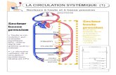 LA CIRCULATION SYSTÉMIQUE (1) - WordPress.com€¦ · LA CIRCULATION SYSTÉMIQUE (18) Le baroréflexe : la boucle régulatrice -2-Toute régulation, qu’elle soit biologique ou
