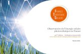 Observatoire de l’énergie solaire photovoltaïque en France · 3. Production d’électricité photovoltaïque en France Page 7 Commentaires L’électricité photovoltaque en