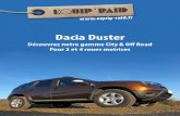 Dacia Duster - Equip'Raid · EQUIP’RAID - 145 rue de l’Ile Napoléon BP81227 68054 Mulhouse Cedex - ne pas jeter sur la voie publique. PIECES DE RECHANGES DIRECTION BIELLETTE
