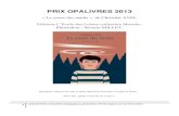 PRIX OPALIVRES 2013 - ienbsm.etab.ac-lille.frienbsm.etab.ac-lille.fr/files/2013/04/fiche-p... · 1 Lydie GEORGE, conseillère pédagogique généraliste, IEN Boulogne-sur-mer 2012-2013