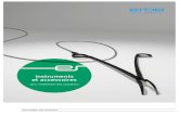 Instruments et accessoires - ERBE Elektromedizin GmbH · 2019. 12. 16. · p.e. pour la prostatectomie ou chirurgie pédiatrique BiClamp Instruments et accessoires BiClamp 271 T,