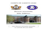 Revue annuelle 60e édition - Corps de cadets 2644, Le ... · CADET-COMMANDANT, CORPS DE CADETS 2644 L’adjudant-chef Vincent Collinet de la Salle est né le 12 octobre 2001 à Laval,