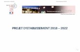 PROJET D’ETABLISSEMENT 2018 – 2022etab.ac-poitiers.fr/lycee-dolmen/sites/lycee... · Evaluation collective du Projet "2014-2018" et diagnostic présentation du diagnostic, déclinaison