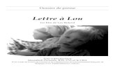 Lettre £  Lou 2006. 8. 1.¢  Lettres £  Lou - un documentaire de Luc Boland - page 3 Lettre £  Lou Un