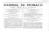 JOURNAL DE MON · JOURNAL DE MON SOMMAIRE MAISON SOUVERAINE Réception au Palais Princier (p. 381), S.A.S. le Prince Painter III, Citoyen d'Honneur de Cap d'Ail (p. 382). • et spiritueux