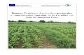 Bonnes Pratiques Agro-sylvo-pastorales · Le présent document capitalise les bonnes technologies agro-sylvo-pastorales de gestion durable de la fertilité des sols. Il dégage également