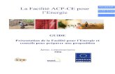 EuropeAid La Facilité ACP-CE pour l’Energie Facilité Energieec.europa.eu/environment/archives/jrec/pdf/guide_fr.pdfFacilité ACP-CE pour l'Energie, à financer à partir des ressources