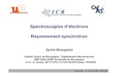 Spectroscopies d’électrons Rayonnement · PDF file Surface Analysis by Auger and X-ray Photoelectron Spectroscopy, D. Briggs and J. T. Grant - IMP Publications, 2003 L’analyse